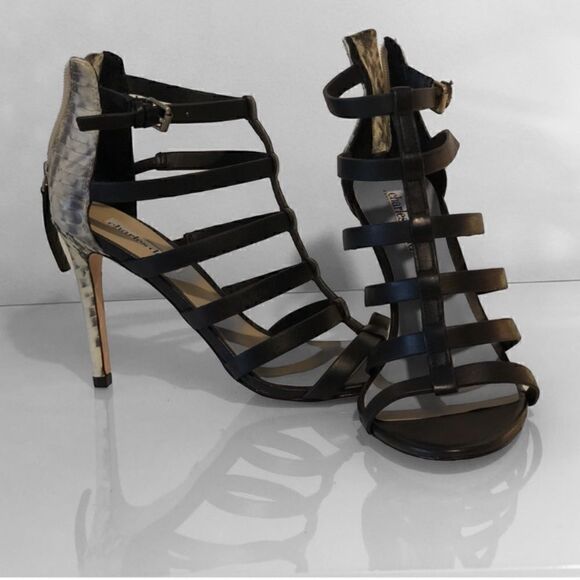 Charles David Black Leather Sandal - Picture 7 of 15